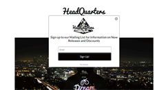 Desktop Screenshot of headquartersclothing.com